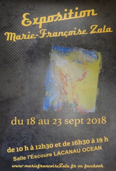 Exposition à Lacanau Océan du 17 au 23 septembre 2018
