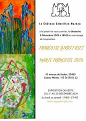 2024 déc - Exposition au Château Semeillan Mazeau à Listrac Medoc (Gironde)