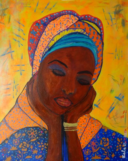Africaine habit traditionnel